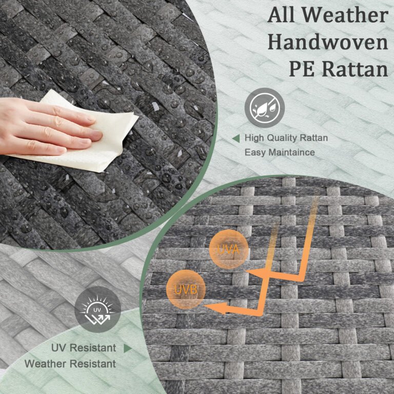 clean outdoor wicker furniture