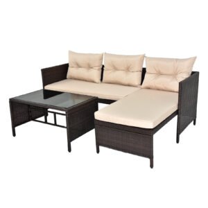 outdoor rattan furniture set