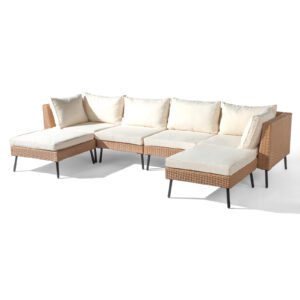 outdoor wicker sectional sofa set
