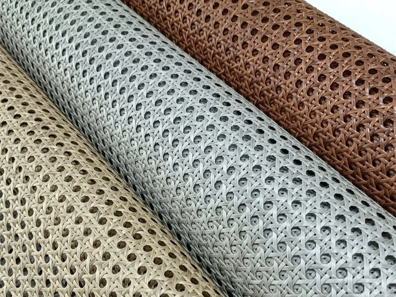 Different color PE rattan material rolls for outdoor furniture weaving