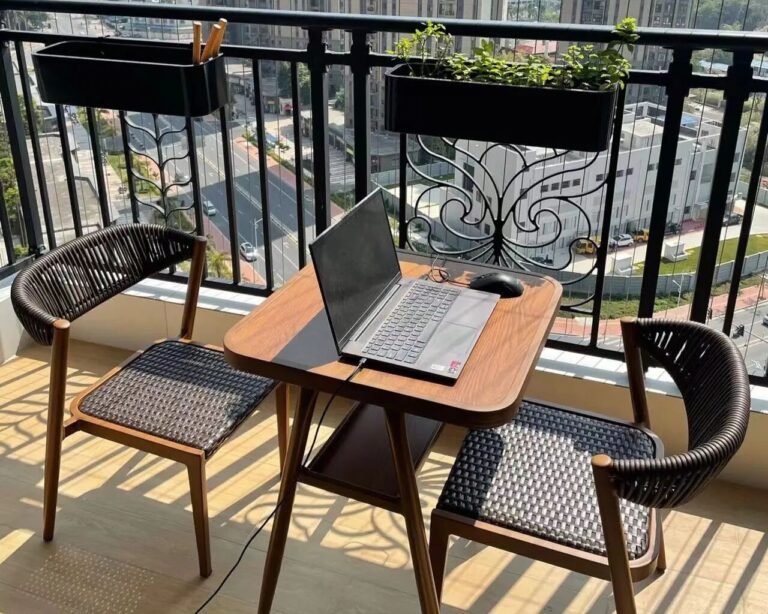 Small Balcony Furniture Set.It’s breathable, lightweight, and effortlessly beautiful.