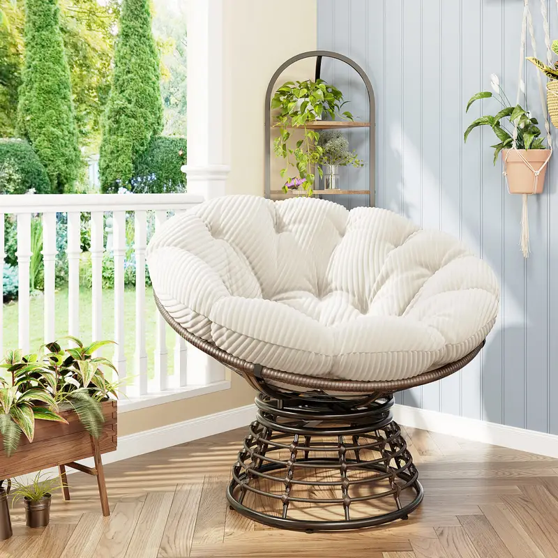 Papasan Swivel Chair Cushion
